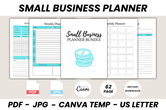 Download Small Business Planner Canva Template - Business Collection