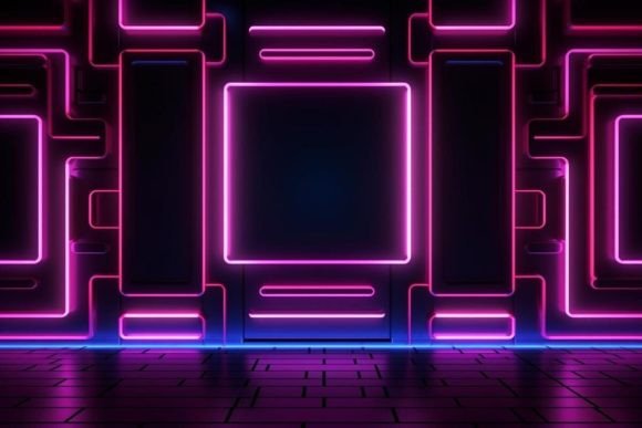 Download Digital Bright Graphics Glowing Design - Design Collection