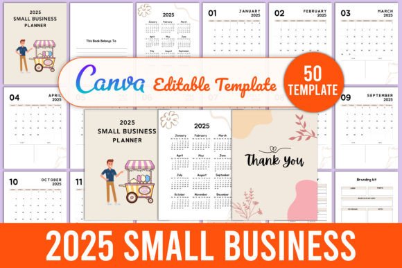 Download 2025 Small Business Planner Canva - Business Collection