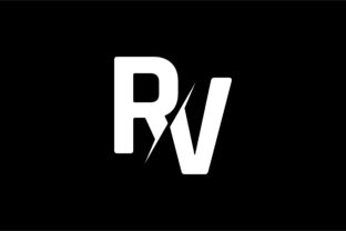 Download Monogram RV Logo Design - Design Collection