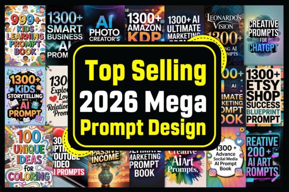 Download Top Selling 2026 Mega Prompt Design - Design Collection