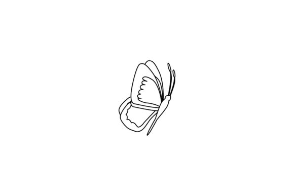 Download Butterfly Bright Design Outline - Design Collection