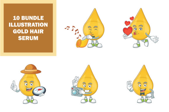 Download Gold Hair Serum Bundle - Hair serum Collection