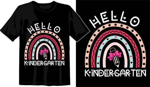 Download Hello Kindergarten Rainbow Design - Design Collection