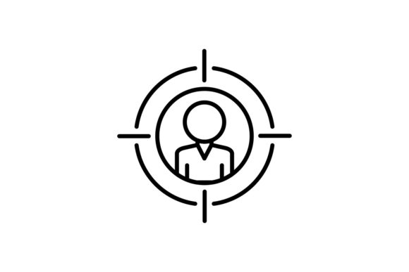 Download Targeting Audience Line Icon Design - Design Collection