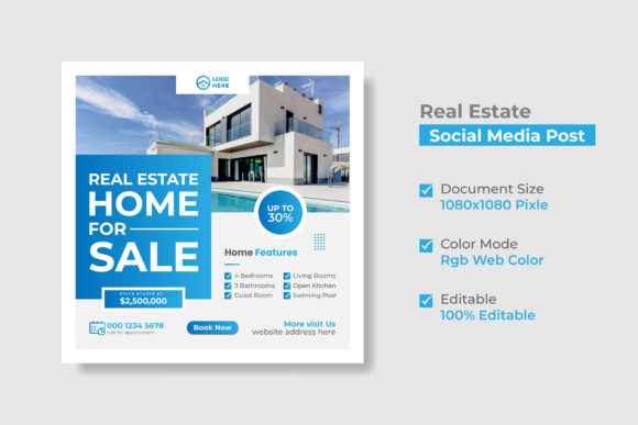 Download Real Estate Social Media Post Design - Design Collection