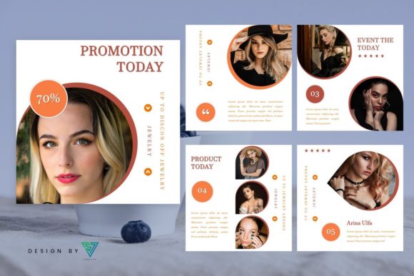 Download Template Instagram Business - #Jewelry4 - Business Collection