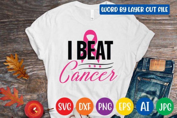 Download I Beat Cancer Svg Design - Design Collection