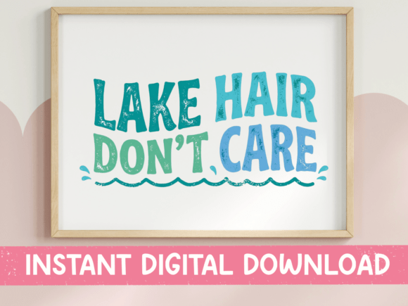 Download Lake Hair Don't Care Wavy Design - Design Collection