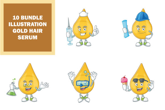 Download Gold Hair Serum Bundle - Premium Resources