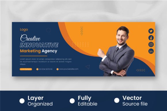 Download Modern Business Cover for Facebook Template - Business Collection