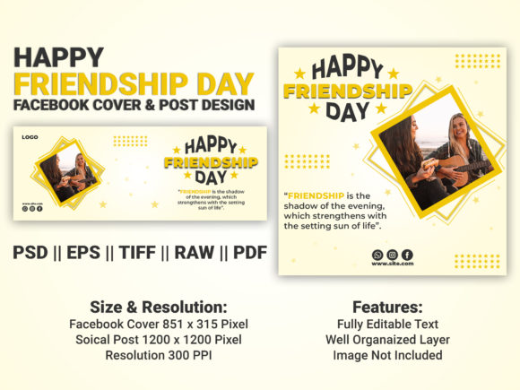 Download Happy Friendship Day Social Design - Design Collection