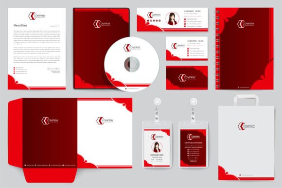 Download Brand Identity Design on Stationery Set - Design Collection