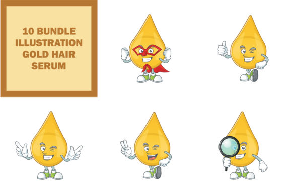 Download Gold Hair Serum Bundle - Premium Resources