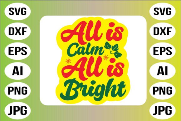 Download All is Calm All is Bright Design - Design Collection
