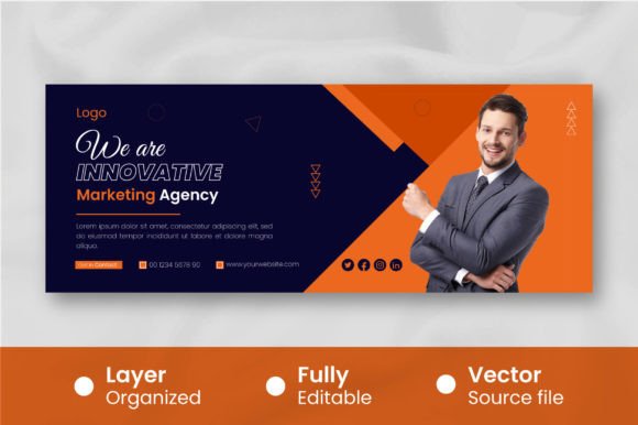 Download Modern Business Cover for Facebook Template - Business Collection