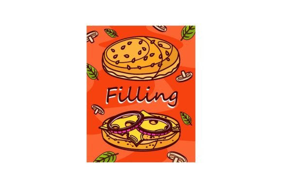 Download Bright Leaflet Designs for Fast Food Res - Design Collection