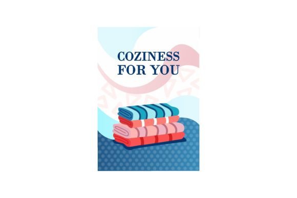 Download Trendy Leaflet Design with Towels. Text - Design Collection