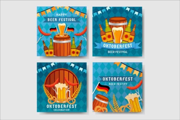 Download Oktoberfest Social Media Post Design - Design Collection
