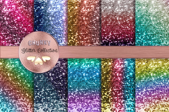 Download Chunky Glitter Collection Bright Design - Design Collection
