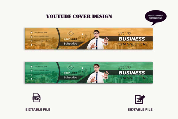 Download Creative Templates YouTube Banner Design - Design Collection