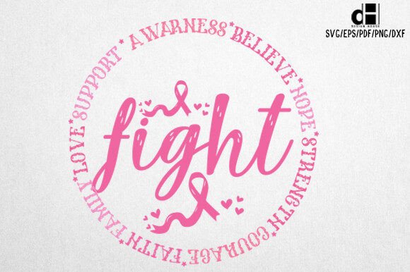 Download Breast Cancer Fight SVG Design - Design Collection