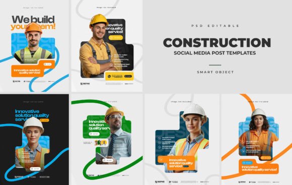 Download Construction Social Media Post Design - Design Collection