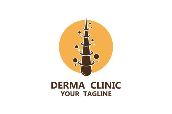 Download Clinic Dermatology Hair Care Logo Design - Design Collection