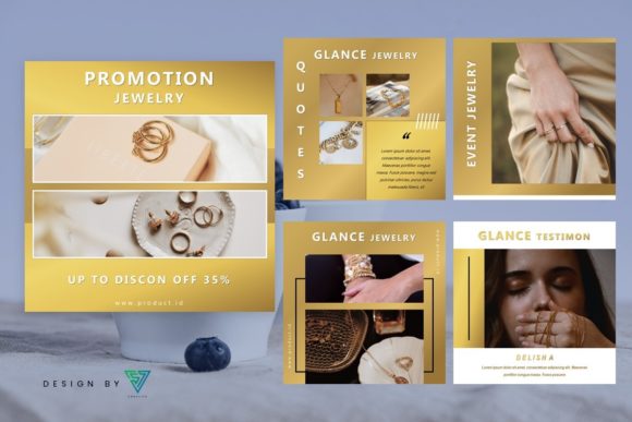 Download Template Instagram Business - #Jewelry7 - Business Collection